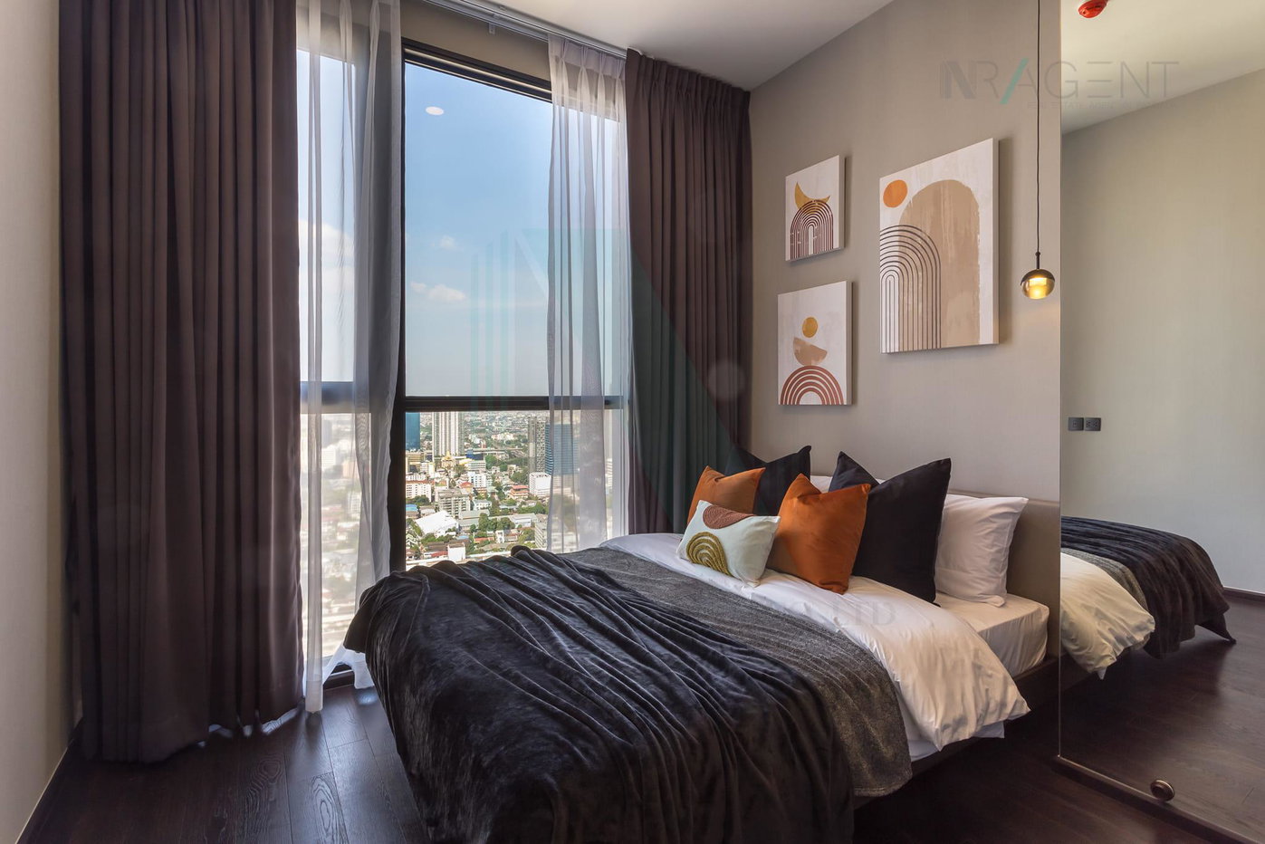 รูป 🚩Best room!🚩 ให้เช่าคอนโด พาร์ค ออริจิ้น ทองหล่อ อาคาร B ชั้น 38 3 ห้องนอน ขนาด 72.00 ตรม ใกล้ ดองกิ มอลล์ ทองหล่อ - รูปที่ 7/8