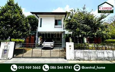 บ้านเดี่ยว สวนสยาม : บ้านเดี่ยว เดอะ ธารา รามอินทรา วิวสวน หลังมุม