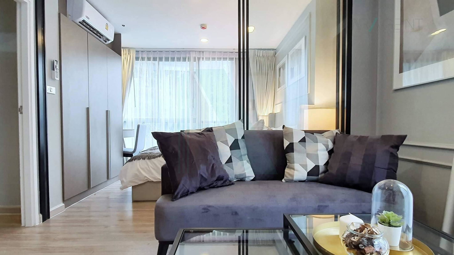 รูป 📌 ให้เช่าคอนโด เดอะ เบลกราเวีย แอท รัชดา-ลาดพร้าว 15 อาคาร 1 ชั้น 2 1 ห้องนอน ขนาด 30 ตรม ใกล้ สวนลุมไนท์บาซ่าร์ - รูปที่ 3/8