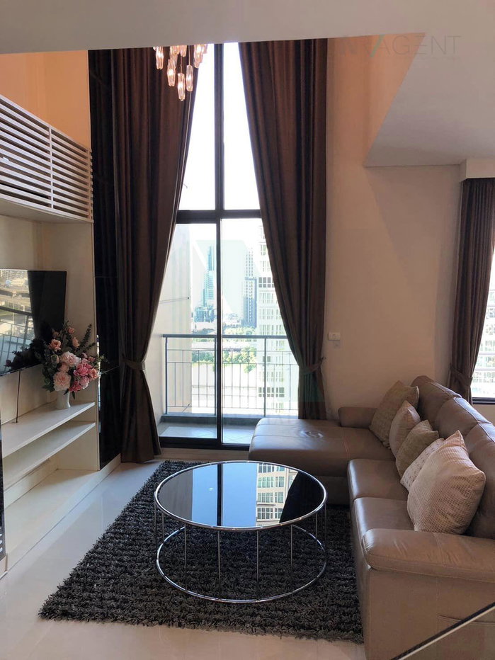 รูป 🚩 ให้เช่าคอนโด วิลล่า อโศก อาคาร 1 ชั้น 25 Duplex ขนาด 80.00 ตรม ใกล้ MRT เพชรบุรี - รูปที่ 5/8