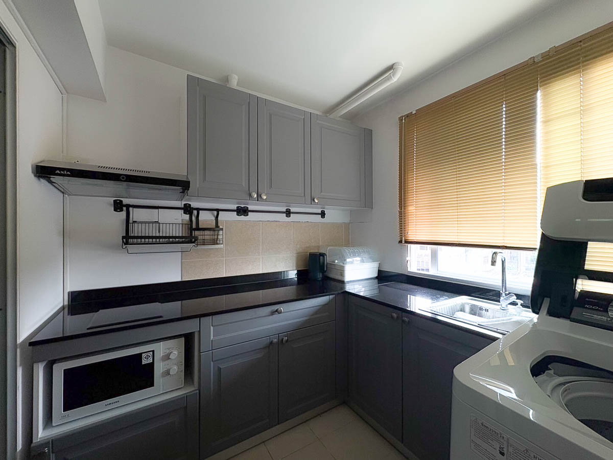 รูป ให้เช่า คอนโด City Home ท่าพระ แบบ 1 ห้องนอน ขนาด 49 ตรม เฟอร์นิเจอร์ เครื่องใช้ไฟฟ้าครบ ติด MRTท่าพระ BTS ตลาดพลู รัชดาภิเษก เพชรเกษม : MJ26R-005 - รูปที่ 5/10