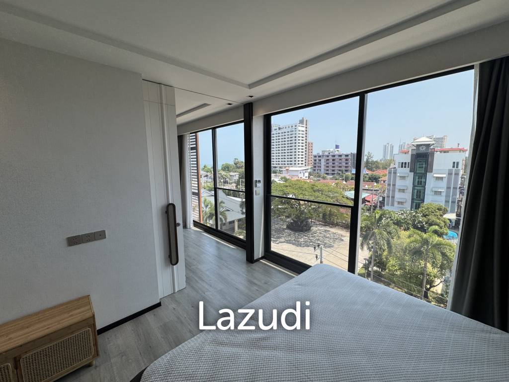 รูป คอนโดใหม่ 45 ตร.ม. ชั้น5 ห้องมุมวิวเมืองและทะเลบางส่วนใจกลางหัวหิน - รูปที่ 22/33