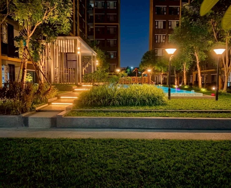 รูป H1 condo อ่อนนุช-ลาดกระบัง 2 ห้องนอน ชั้น3 วิวสระว่ายน้ำ - รูปที่ 9/11