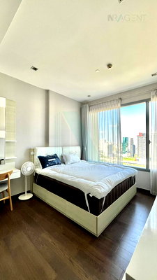 คอนโดให้เช่า : 📌 ให้เช่าคอนโด คิว อโศก อาคาร 1 ชั้น 30 1 ห้องนอน ขนาด 45 ตรม ใกล้ MRT สถานีเพชรบุรี