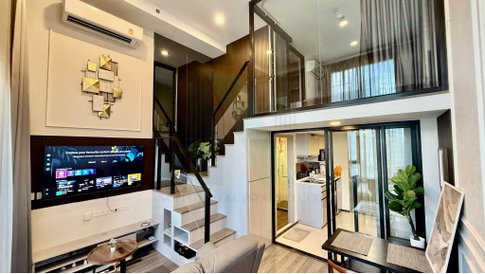 For Rent Condo KNIGHTSBRIDGE SPACE RATCHAYOTHIN Building 1, Floor 14,Duplex, Room size 28 sqm