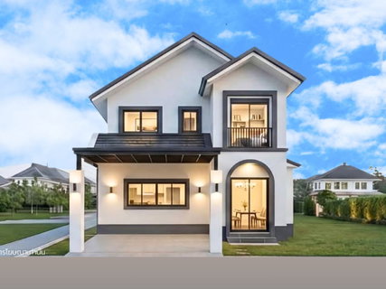 บ้านเดี่ยวลัดดารมย์ ปิ่นเกล้า รีโนเวทใหม่ทั้งหลังในสไตล์โมเดิร์นคลาสสิก พร้อมฟังก์ชัน 4 นอน 3 น้ำ พื้นที่ใช้สอยจุใจ จากแบรนด์พรีเมียม Q.House