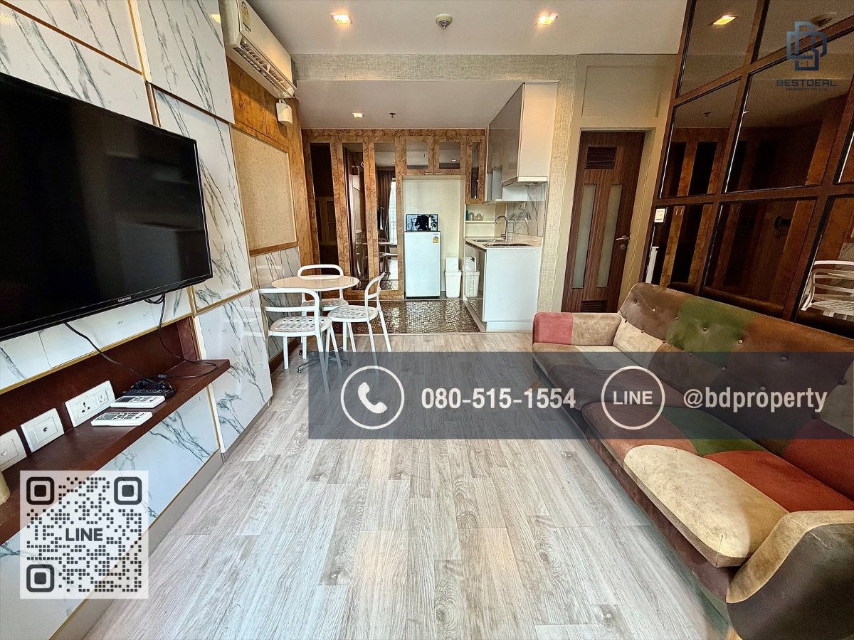 รูป Bestdeal ให้เช่า ขนาด 2 ห้องนอน 55 sqm.เฟอร์นิเจอร์และเครื่องใช้ไฟฟ้าครบพร้อมเข้าอยู่ 25,000 บาท/เดือน “IDEO MOBI RAMA 9” ใกล้MRTและเซ็นทรัลพระราม 9  - รูปที่ 1/16