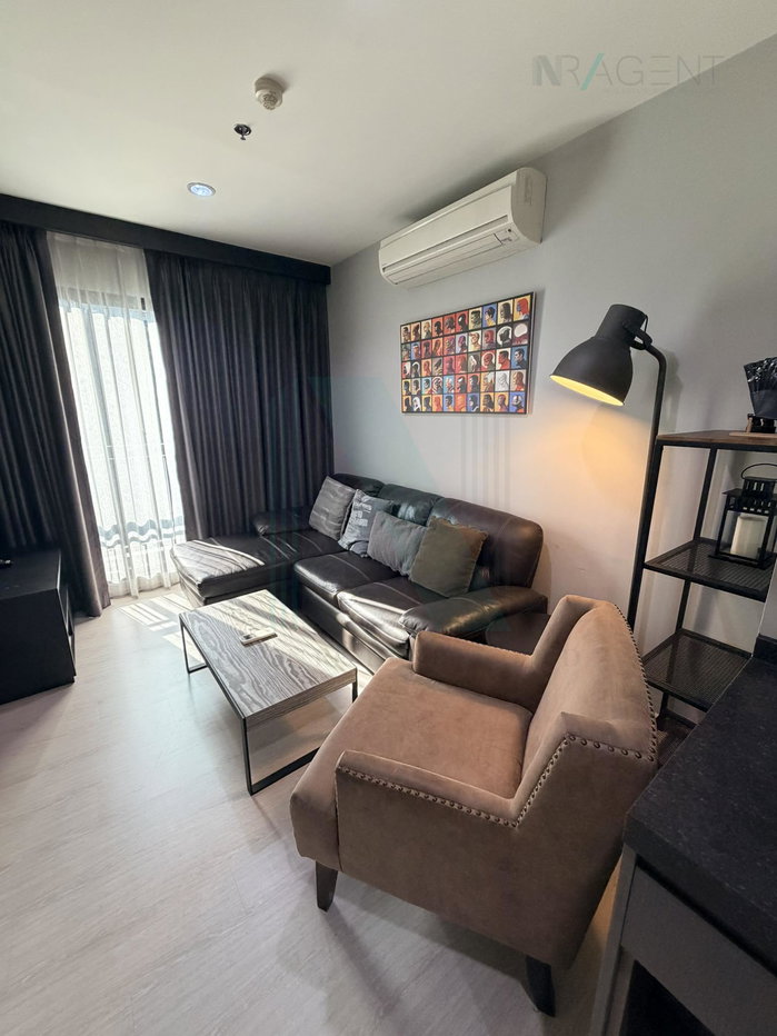 รูป 📌 ให้เช่าคอนโด ริทึ่ม อโศก อาคาร 1 ชั้น 22 2 ห้องนอน ขนาด 45 ตรม ใกล้ เซ็นทรัล พระราม 9 - รูปที่ 5/8