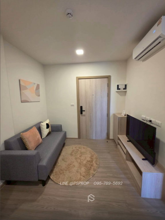 รูป คอนโดเช่าบางเเสน ใกล้ตลาดปาร์คอิน Dcondo sense✅ พร้อมเข้าอยู่ #CR0407 - รูปที่ 2/6