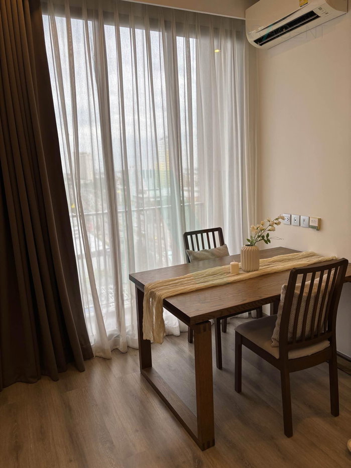 รูป 🚩 ให้เช่าคอนโด มิติ ชีวา เกษตร สเตชั่น อาคาร 1 ชั้น 10 1 ห้องนอน ขนาด 34 ตรม ใกล้ ตลาดอมรพันธ์ - รูปที่ 7/8