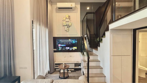 🚩 For Rent Condo KNIGHTSBRIDGE SPACE RATCHAYOTHIN Building 1, Floor 14,Duplex, Room size 28 sqm