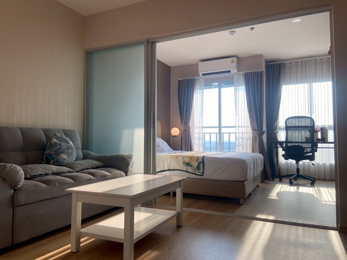 รูป ให้เช่าคอนโด ลุมพินี วิลล์ จรัญ-ไฟฉาย ใกล้MRTจรัญ วิวแม่น้ำ ห้องสวย พร้อมเข้าอย่ เพียง 12,000/เดือน - รูปที่ 4/13