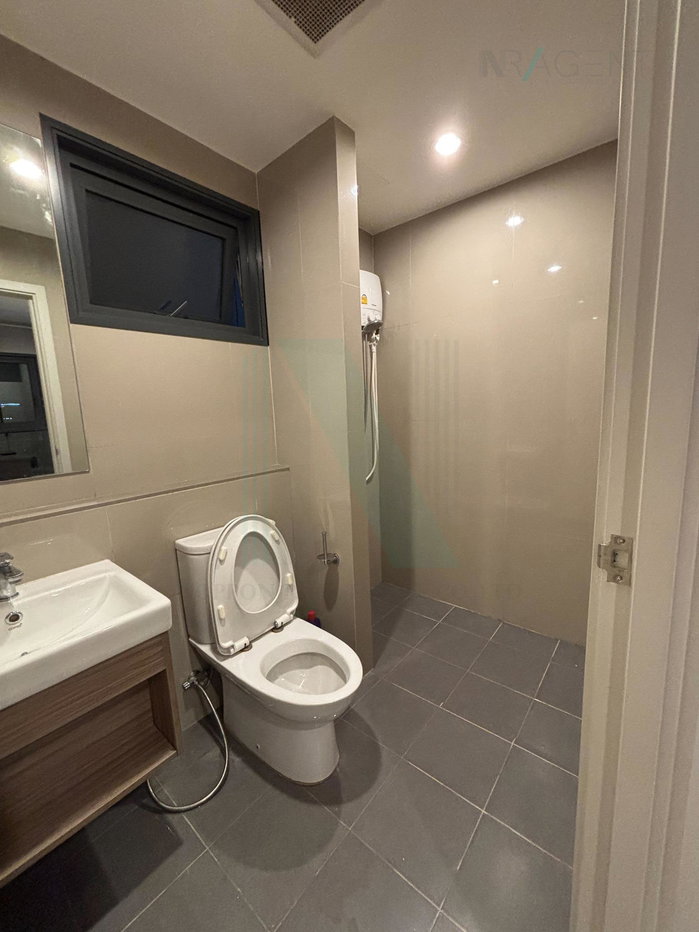 รูป 🚩 ให้เช่าคอนโด เดอะ ทรี หัวหมาก อินเตอร์เชนจ์ อาคาร 1 ชั้น 7 2 ห้องนอน ขนาด 43 ตรม ใกล้ The Mall บางกะปิ - รูปที่ 8/8