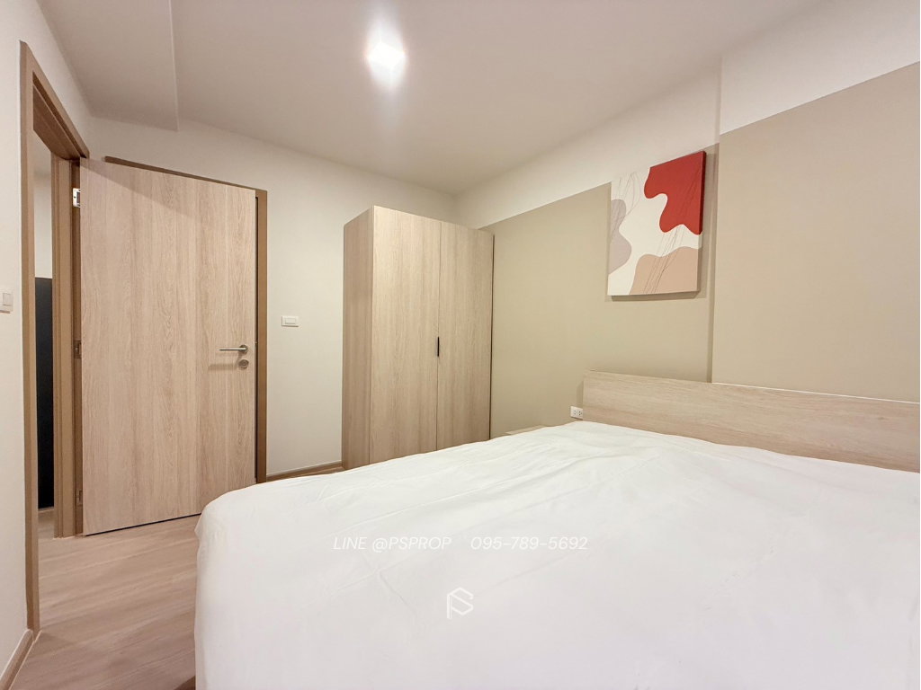 รูป คอนโดเช่าบางเเสน ใกล้ตลาดปาร์คอิน Dcondo sense ✅ พร้อมเข้าอยู่ #CR0217 - รูปที่ 4/11