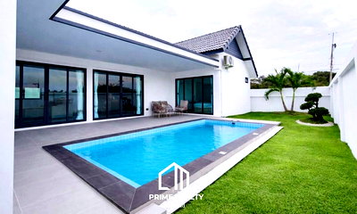 Houses for sale Hua Hin Prachaubkirikhan : 𝑴𝒐𝒅𝒆𝒓𝒏 3 𝑩𝒆𝒅𝒓𝒐𝒐𝒎 𝑷𝒐𝒐𝒍 𝑽𝒊𝒍𝒍𝒂 𝒇𝒐𝒓 𝑺𝒂𝒍𝒆 – 𝑭𝒖𝒍𝒍𝒚 𝑭𝒖𝒓𝒏𝒊𝒔𝒉𝒆𝒅 𝑯𝒐𝒎𝒆 𝑳𝒐𝒄𝒂𝒕𝒆𝒅 𝒊𝒏 𝑵𝒐𝒏𝒈 𝑲𝒂𝒆