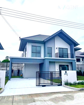 บ้านเดี่ยว ถนนสะพานนทบุรี-บางบัวทอง : 📌 ขายบ้านเดี่ยว โครงการ เวนิว โฟลว์ แจ้งวัฒนะ 2 ชั้น 4 ห้องนอน 3 ห้องน้ำ