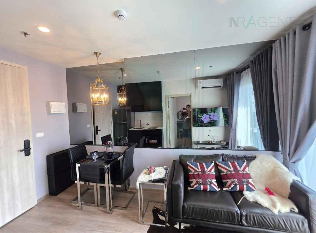 รูป 🚩 ให้เช่าคอนโด นิว ดิสทริค อาร์ 9 อาคาร N ชั้น 26 1 ห้องนอน ขนาด 26 ตรม ใกล้ MRT พระราม 9 - รูปที่ 6/8