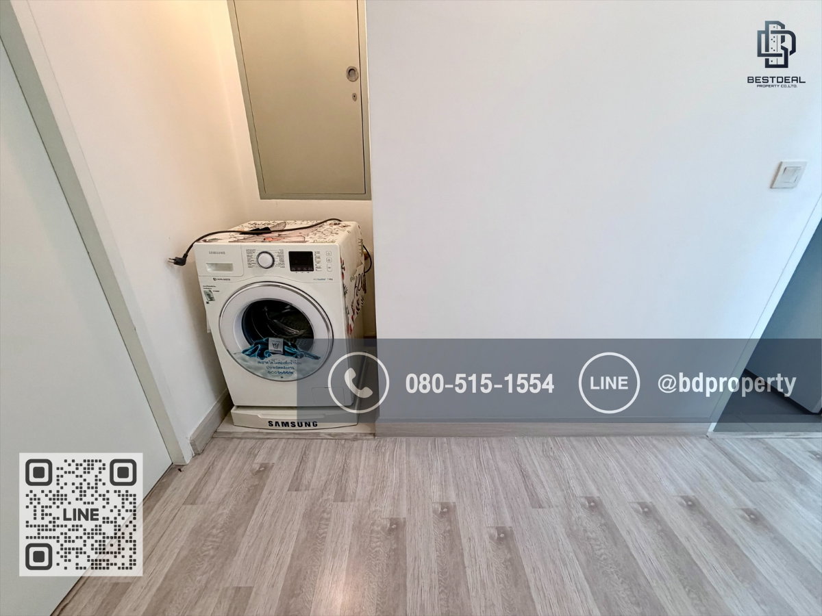 รูป Bestdeal ให้เช่าด่วน!!!ราคา 25,000/เดือนเท่านั้น 2 ห้องนอน 55 sqm. เฟอร์นิเจอร์และเครื่องใช้ไฟฟ้าครบพร้อมเข้าอยู่ ใกล้MRT และ เซ็นทรัลพระราม 9 - รูปที่ 11/18