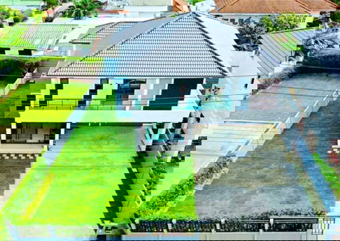 สนามบินดอนเมือง ช่างอากาศอุทิศ บ้านเดี่ยว 2 ชั้น 4 นอน 5 น้ำ ใกล้ รร.นานาชาติ Harrow 800 ม. สนามบินดอนเมือง 100 ตร.ว.252 ตร.ม.บ้านหลังมุม