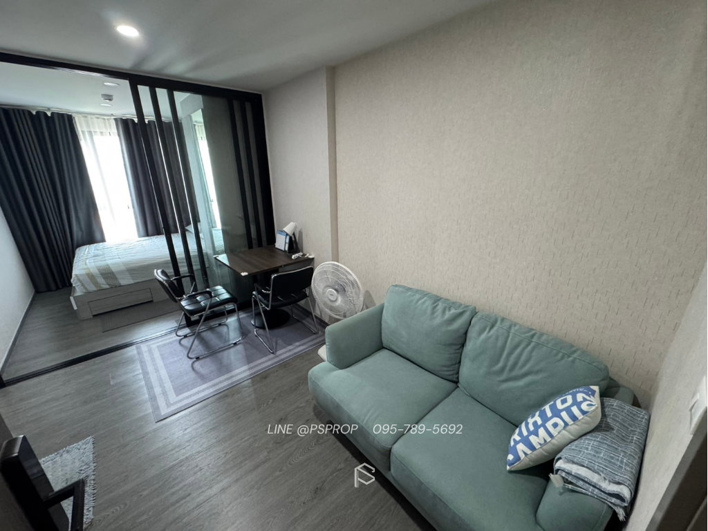 รูป คอนโดเช่าบางเเสน ทำเลดี ใกล้ม.บูรพา Brixton Campus Bangsaen ✅ พร้อมเข้าอยู่ #CR0412 - รูปที่ 5/14