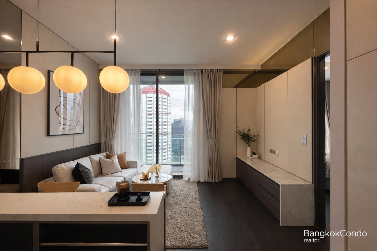 รูป 🍀🍀 Prime condo location 🚆ให้เช่า📌 ลาวีค สุขุมวิท 57 (Line:@rent2022)BTS ทองหล่อ✨พร้อมเข้าอยู่  ✨ A00842 - รูปที่ 6/12