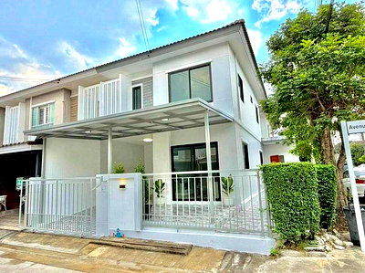 ทาวน์โฮม บางลำภู(บางโพ) : บ้านสวย หลังมุม ถนนเมน  #หมู่บ้าน พฤกษา วิลล์ 63/1  ซอยวัดสังฆทาน พระราม 5 – วงศ์สว่าง    ใกล้แม็คโคร นครอินทร์