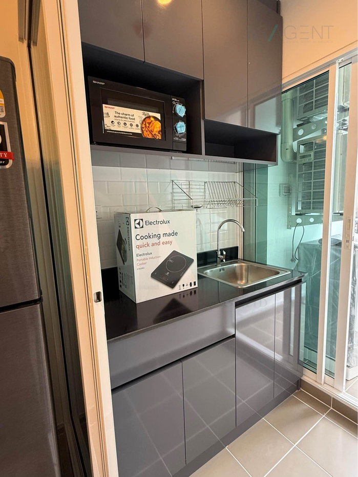 รูป 🚩 ให้เช่าคอนโด รีเจ้นท์ โฮม บางนา อาคาร B ชั้น 27 1 ห้องนอน ขนาด 28 ตรม ใกล้ BTS บางนา - รูปที่ 8/8