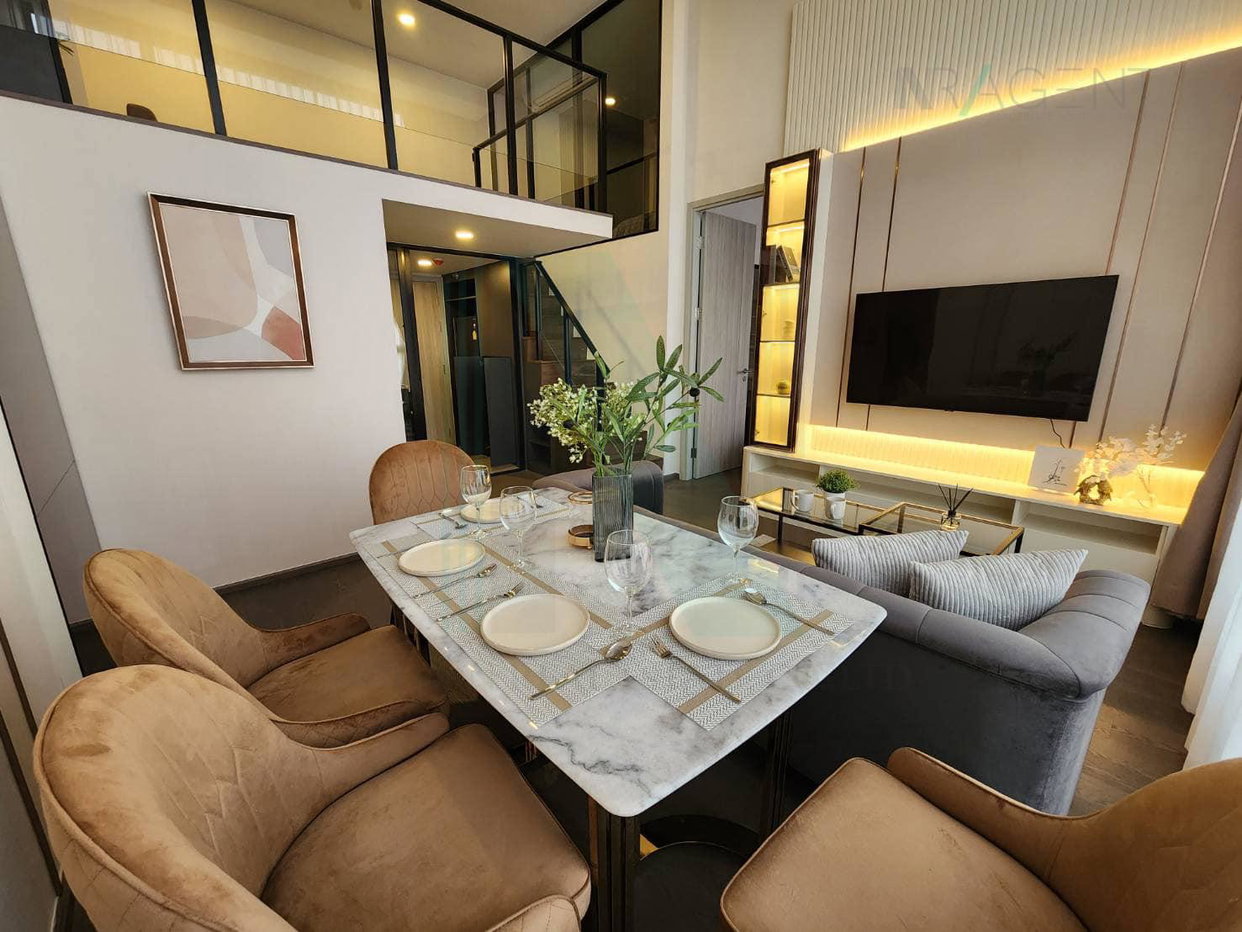 รูป 📌 ให้เช่าคอนโด พาร์ค ออริจิ้น จุฬา-สามย่าน อาคาร 1 ชั้น 41 Duplex 2 ห้องนอน ขนาด 64.00 ตรม ใกล้ ตลาดสามย่าน - รูปที่ 4/8