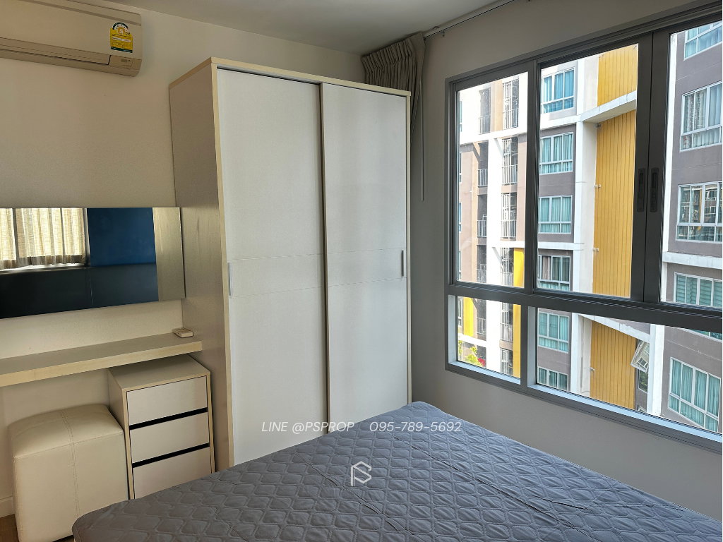 รูป คอนโดเช่าบางเเสน ใกล้ ม.บูรพา ห้องน่าอยู่ D Condo Campus ✅ พร้อมเข้าอยู่ #CRS0404 - รูปที่ 5/9