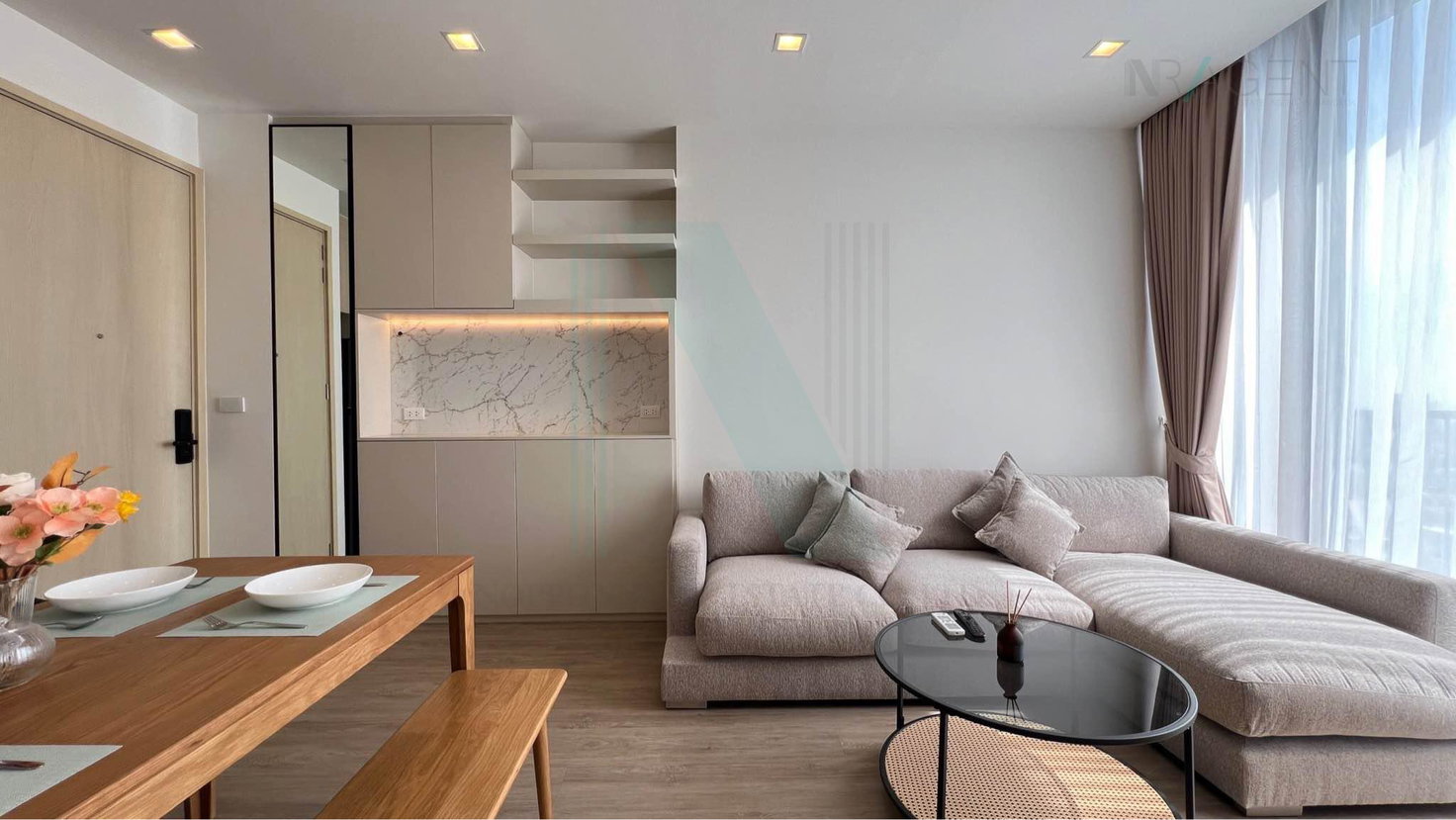 รูป 📌 ให้เช่าคอนโด โนเบิล สเตท 39 อาคาร ํY ชั้น 34 1 ห้องนอน ขนาด 42 ตรม ใกล้ เอ็มควอเทียร์ - รูปที่ 7/8