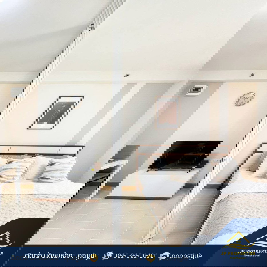 รูป ให้เช่า City Home Condominium Rattanathibet 1 ห้องนอน 30 ตร.ม. แต่งสวยพร้อมอยู่ - รูปที่ 2/7