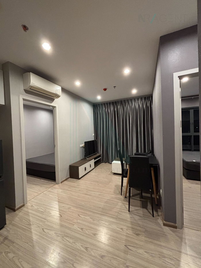 รูป 🚩 ให้เช่าคอนโด เดอะ ทรี หัวหมาก อินเตอร์เชนจ์ อาคาร 1 ชั้น 7 2 ห้องนอน ขนาด 43 ตรม ใกล้ The Mall บางกะปิ - รูปที่ 1/8