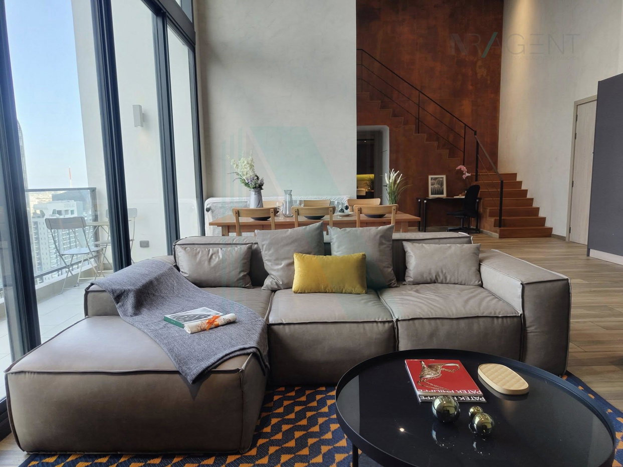 รูป 📌 ให้เช่าคอนโด เดอะ ลอฟท์ อโศก อาคาร A ชั้น 41 3 ห้องนอน ขนาด 129 ตรม ใกล้ ร้านบ้านสวนอโศก - รูปที่ 2/8