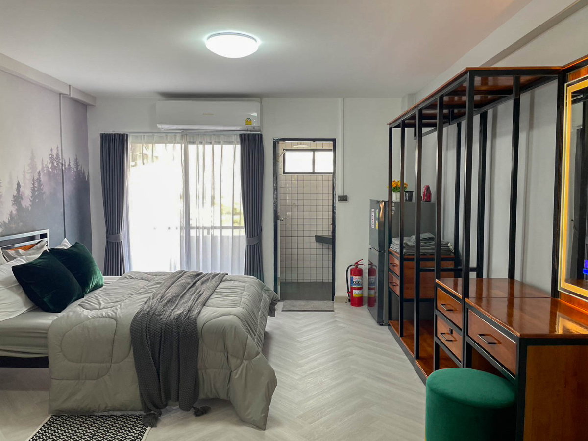 รูป ให้เช่า ที.เค.แมนชั่น ติด MRT บางกระสอ ขนาด 40 ตร.ม ชั้น 8 วิวเมืองสวยมาก ไม่รับเอเจ้นท์ 4,900 บี 0641466445 LINE: @hatcheryagent - รูปที่ 8/23