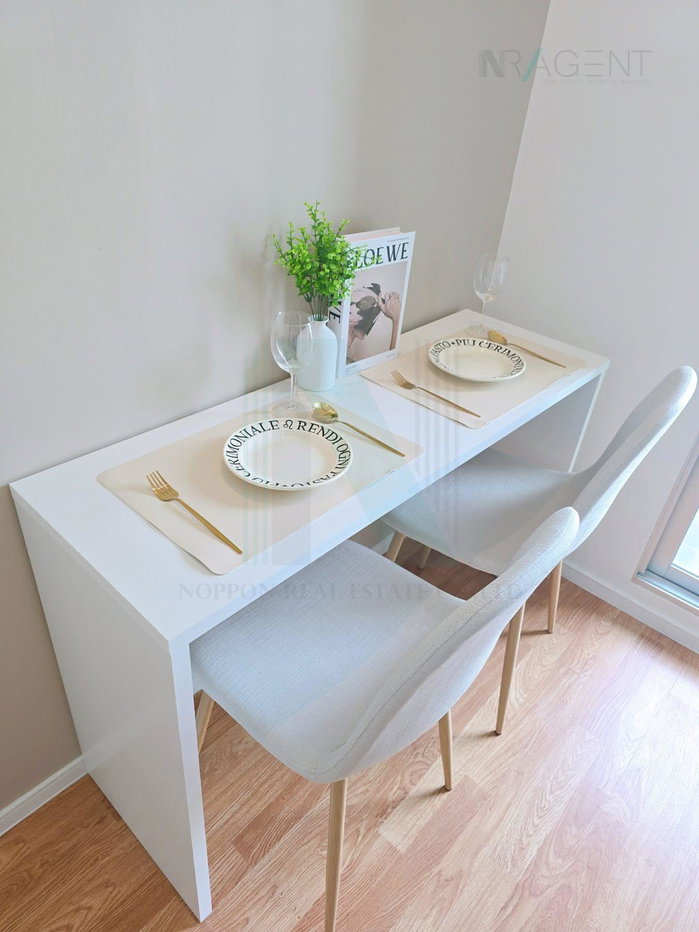 รูป 🚩 ขายคอนโด ลุมพินี พาร์ค นวมินทร์-ศรีบูรพา อาคาร 1 ชั้น 12 1 ห้องนอน ขนาด 26 ตรม ใกล้ ตลาดอินทรารักษ์ - รูปที่ 5/8