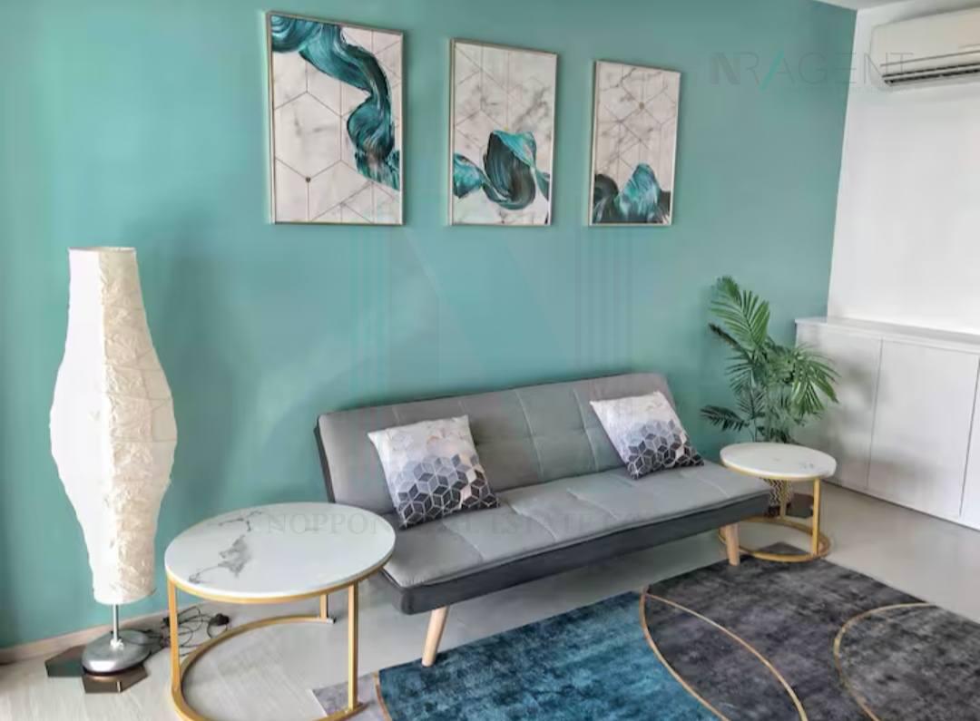 รูป 🚩 ให้เช่าคอนโด ริทึ่ม สุขุมวิท 42 อาคาร 1 ชั้น 10 1 ห้องนอน ขนาด 45 ตรม ใกล้ Gateway Ekamai - รูปที่ 2/8