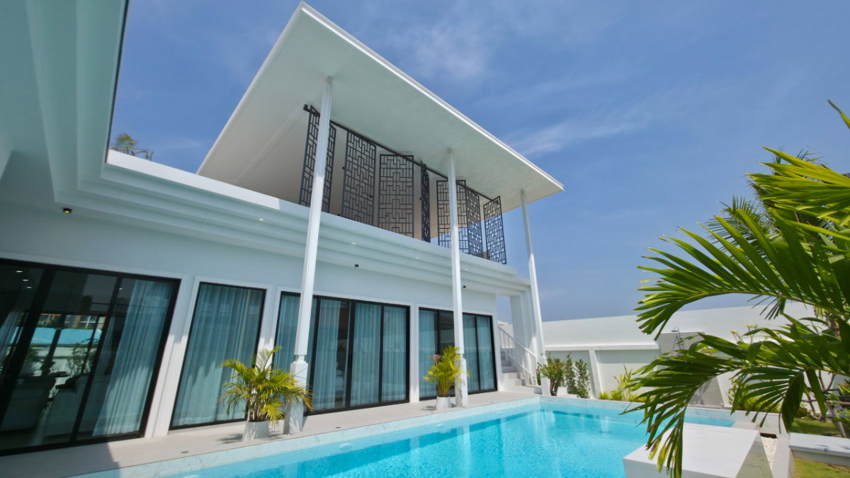 รูป บ้านพร้อมอยู่ในเมืองหัวหิน ซอย 102 ใกล้ Bluport และทะเล - รูปที่ 1/44