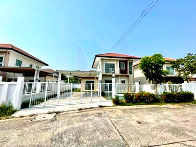 Houses for sale Khlong Sam Wa : 📌 For Sell House BAAN BURIROM RAMINDRA-SAFARI 2-story 3 bedroom 2 bathroom