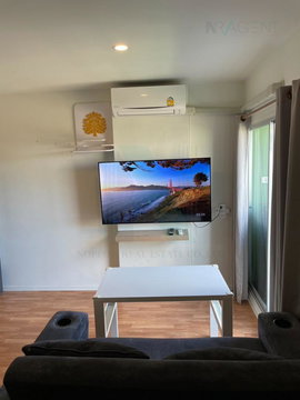 🎊 For Rent Condo LUMPINI VILLE PRANANGKLAO - RIVERVIEW Building B2, Floor 6,Studio, Room size 22.00 sqm