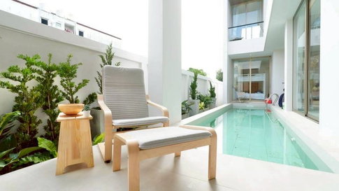 Luxury pool villa for sale in North Pattaya, newly built, prime location, Asaya North project.