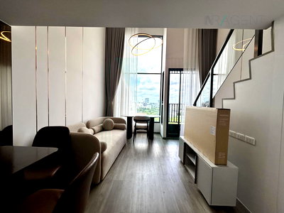 Condos for rent BTS Kasetsart University : 🚩 For Rent Condo SO ORIGIN KASET INTERCHANGE Building 1, Floor 12,Duplex, Room size 37 sqm