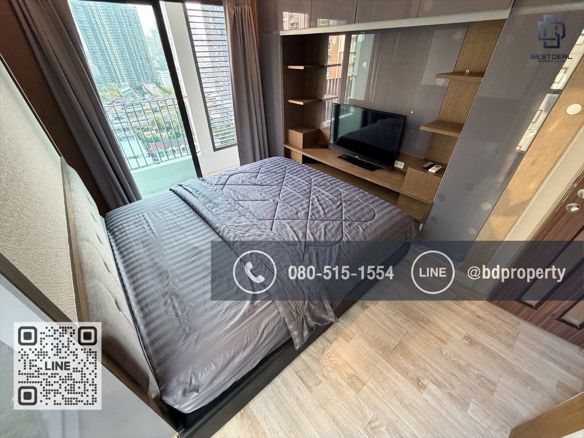 รูป Bestdeal ให้เช่า ขนาด 2 ห้องนอน 55 sqm.เฟอร์นิเจอร์และเครื่องใช้ไฟฟ้าครบพร้อมเข้าอยู่ 25,000 บาท/เดือน “IDEO MOBI RAMA 9” ใกล้MRTและเซ็นทรัลพระราม 9  - รูปที่ 8/16