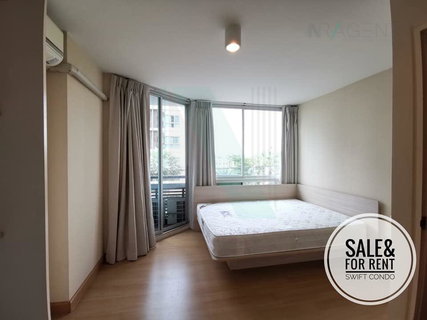 รูปภาพ 🎊 For rent, Swift Condo, ABAC Bangna, 2 bedrooms, 3rd floor, Building B, near Assumption University.