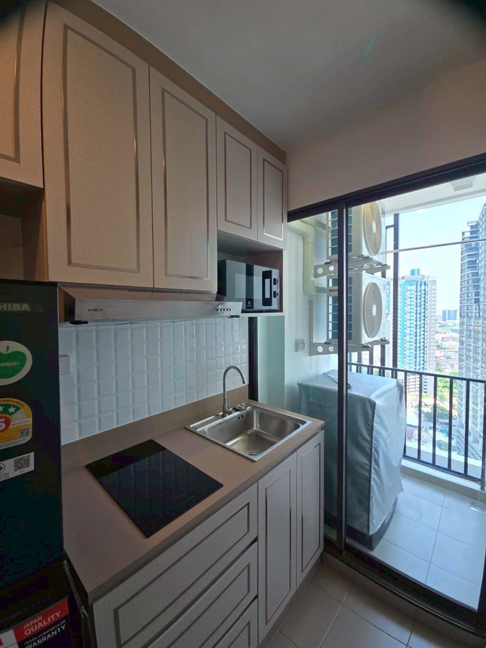 รูป 🚩 ให้เช่าคอนโด รีเจ้นท์ โฮม วุฒากาศ อาคาร A ชั้น 25 1 ห้องนอน ขนาด 26 ตรม ใกล้ BTS วุฒากาศ - รูปที่ 8/8