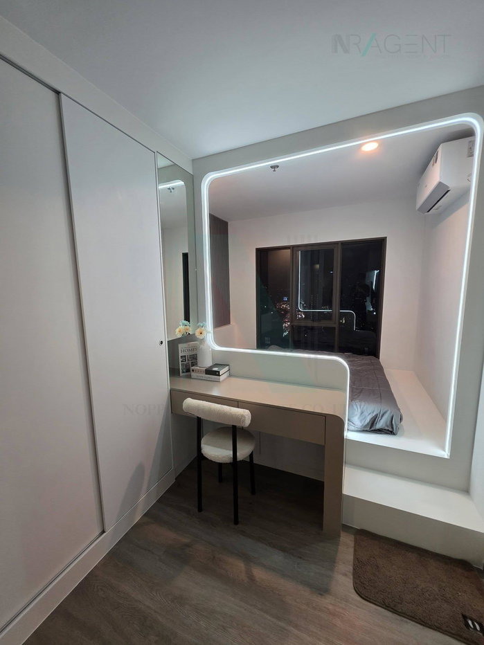 รูป 🎊 ให้เช่าคอนโด รีเจ้นท์ โฮม วุฒากาศ อาคาร A ชั้น 28 1 ห้องนอน ขนาด 26 ตรม ใกล้ BTS วุฒากาศ - รูปที่ 2/8