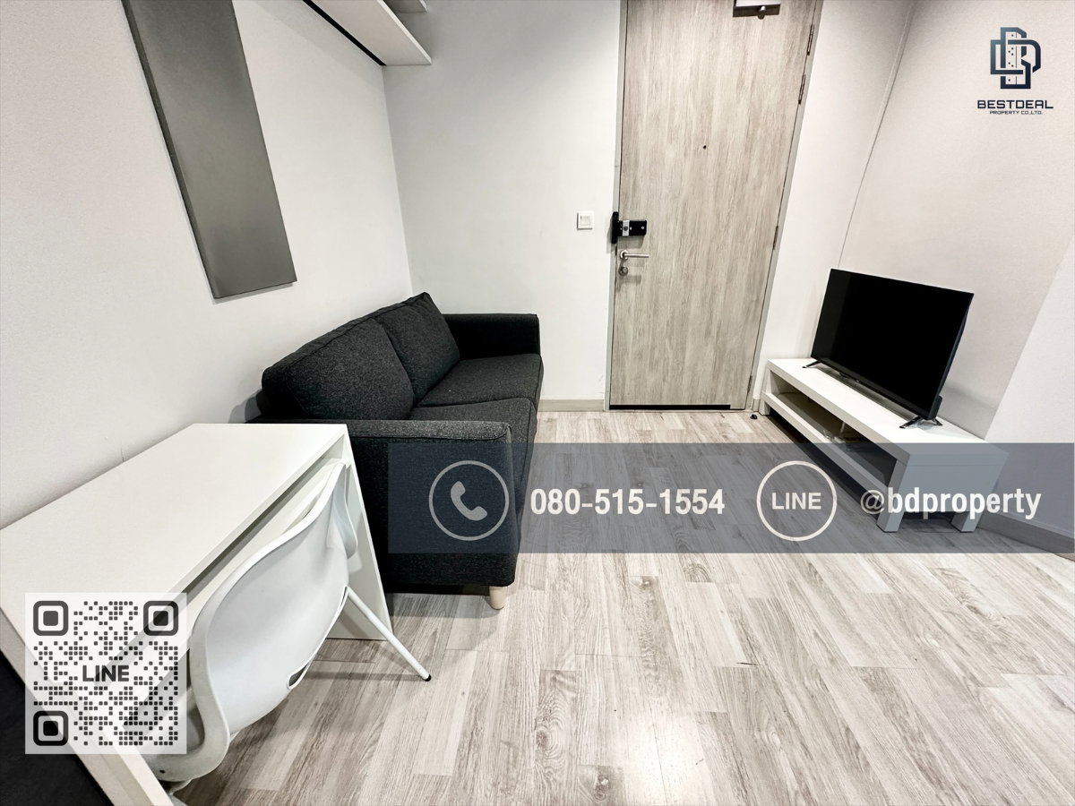 รูป Bestdeal ให้เช่า Studio 22ตรม.ราคา 13,000/เดือนเท่านั้น เฟอร์นิเจอร์และเครื่องใช้ไฟฟ้าครบ “IDEO MOBI RAMA 9” ใกล้MRT และ เซ็นทรัลพระราม 9 เพียง 80 ม. - รูปที่ 3/11