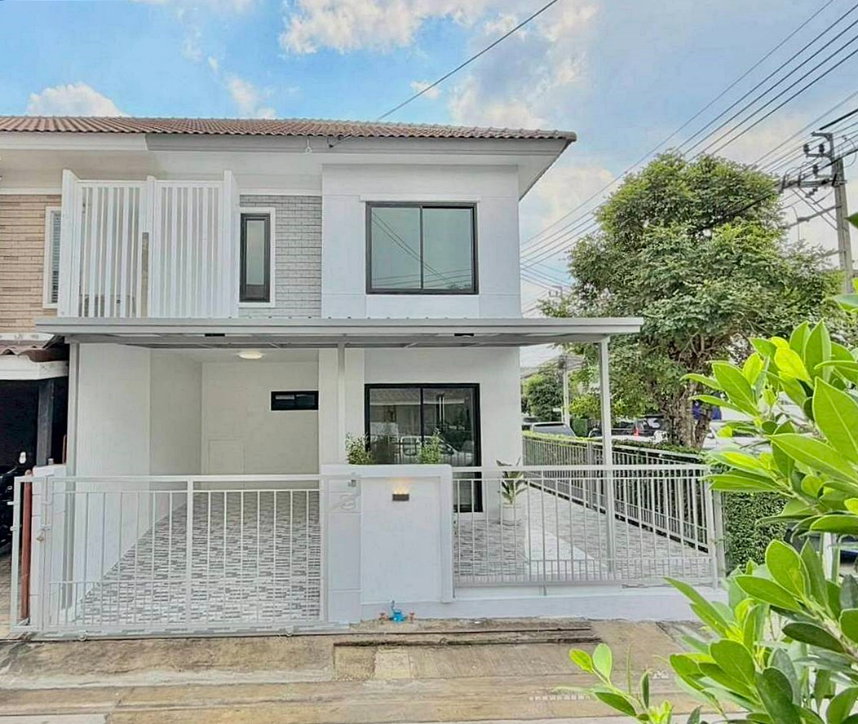 รูป บ้านสวย หลังมุม ถนนเมน  #หมู่บ้าน พฤกษา วิลล์ 63/1  ซอยวัดสังฆทาน พระราม 5 – วงศ์สว่าง    ใกล้แม็คโคร นครอินทร์ - รูปที่ 2/19