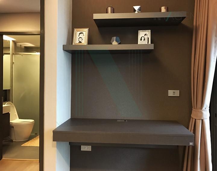 รูป 🚩 ให้เช่าคอนโด เดอะ ลุมพินี 24 อาคาร 1 ชั้น 8 1 ห้องนอน ขนาด 38.00 ตรม ใกล้ รพ.เทพธารินทร์ - รูปที่ 6/8