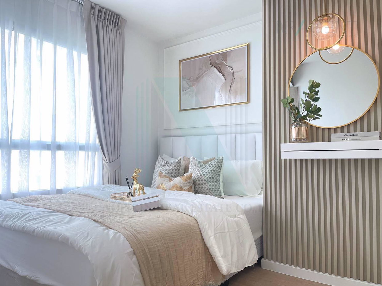 รูป 🚩 ขายคอนโด ลุมพินี วิลล์ นครอินทร์-ริเวอร์วิว อาคาร A ชั้น 18 1 ห้องนอน ขนาด 27 ตรม ใกล้ Big C แยกติวานนท์ - รูปที่ 2/8