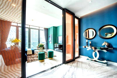 Condos for sale Siam Discovery : 3-BR Condo at 98 Wireless near BTS Phloen Chit (ID 2781941)